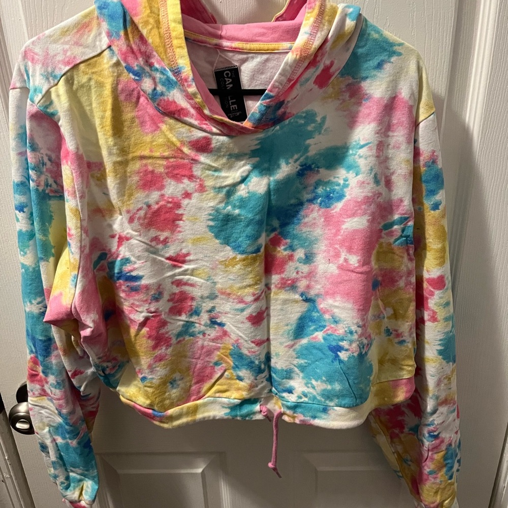 Colorful Tie-Dye Hoodie